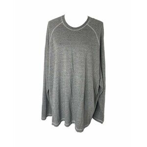 Agave Women’s Sweatshirt Grey Denimsmith Crewneck Long Sleeve Pullover Size XXL